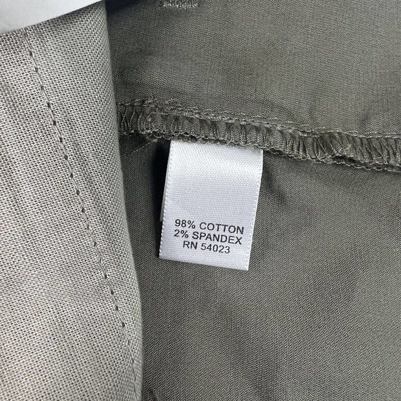 Banana Republic Olive Green Ryan Fit Shorts Size 6 - Picture 10 of 10